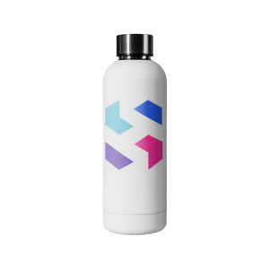 Refillable white bottle